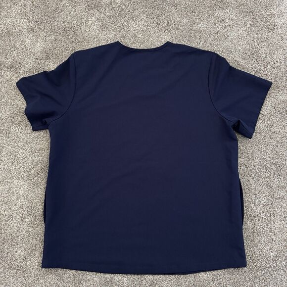 FIGS Chisec Three-Pocket Scrub Top TM3000 Navy Blue Men’s Size XXL 2XL - Picture 6 of 8